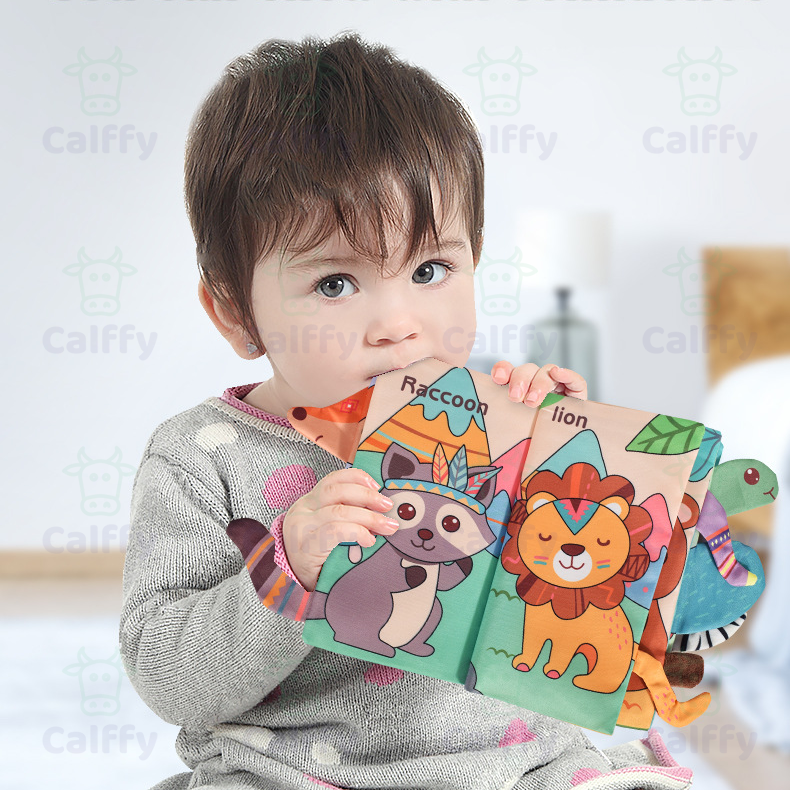 Baby Cloth Crinkle Books Ocean Animal - Calffy
