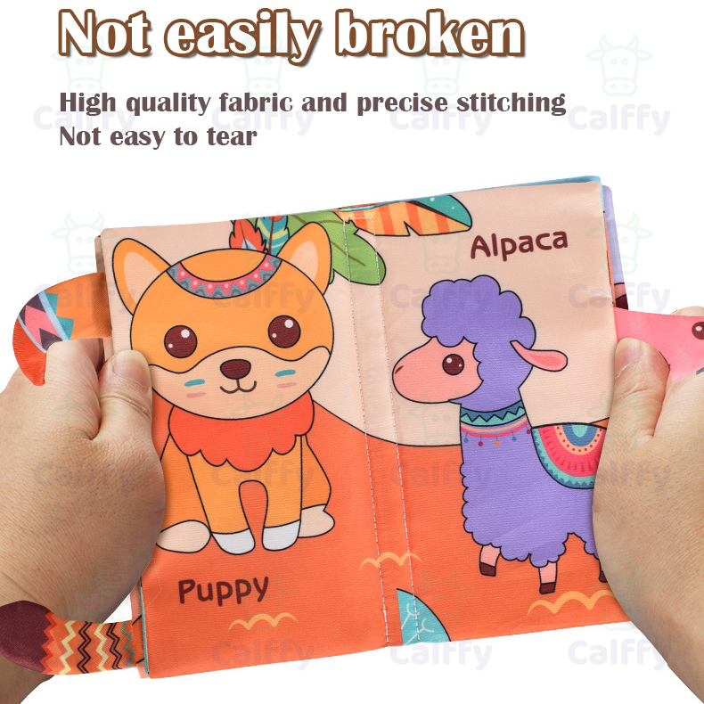 Baby Cloth Crinkle Books Ocean Animal - Calffy