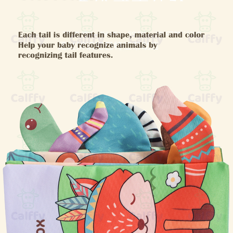 Baby Cloth Crinkle Books Ocean Animal - Calffy