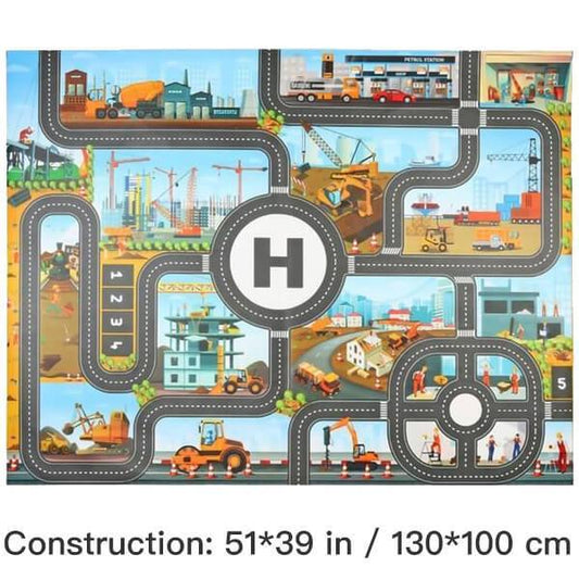 Play Mat - Construction Road Map Set - Calffy