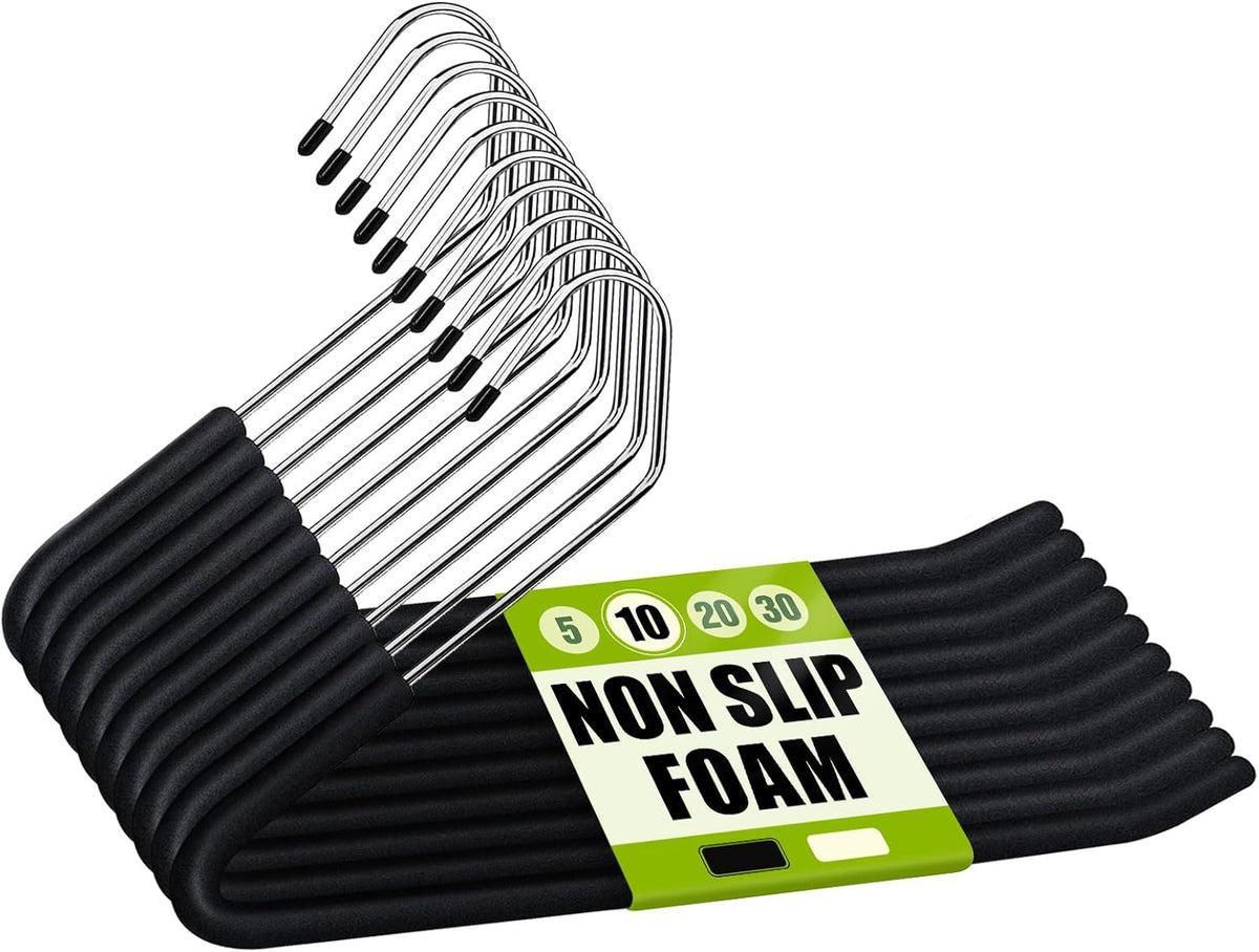Foam-padded pants hanger