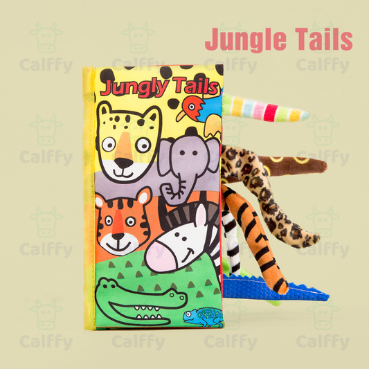 Baby Cloth Crinkle Books Jungle Tails - Calffy