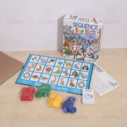 Board Games Sequence Kids Edition - Calffy