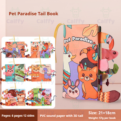 Baby Cloth Crinkle Books Pet Paradise - Calffy