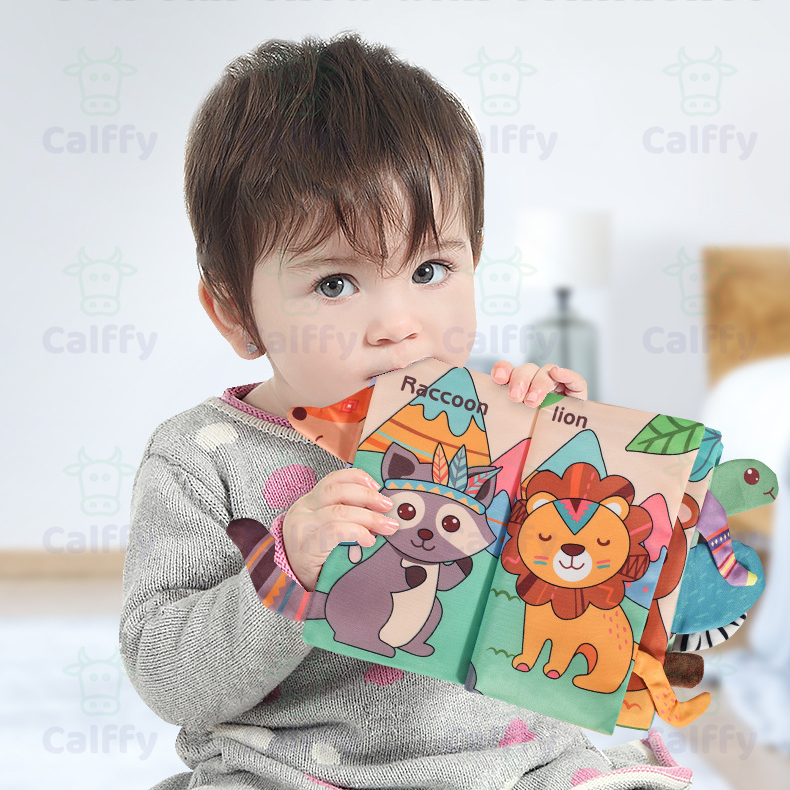 Baby Cloth Crinkle Books Pet Paradise - Calffy