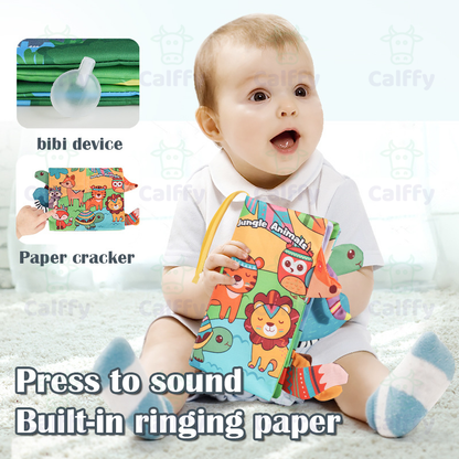 Baby Cloth Crinkle Books Pet Paradise - Calffy