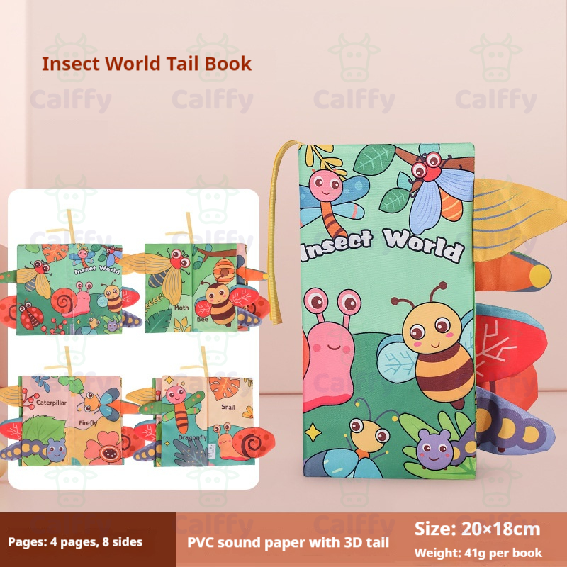 Baby Cloth Crinkle Books Insect World - Calffy