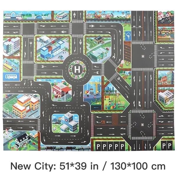 Play Mat - New City Road Map Set - Calffy