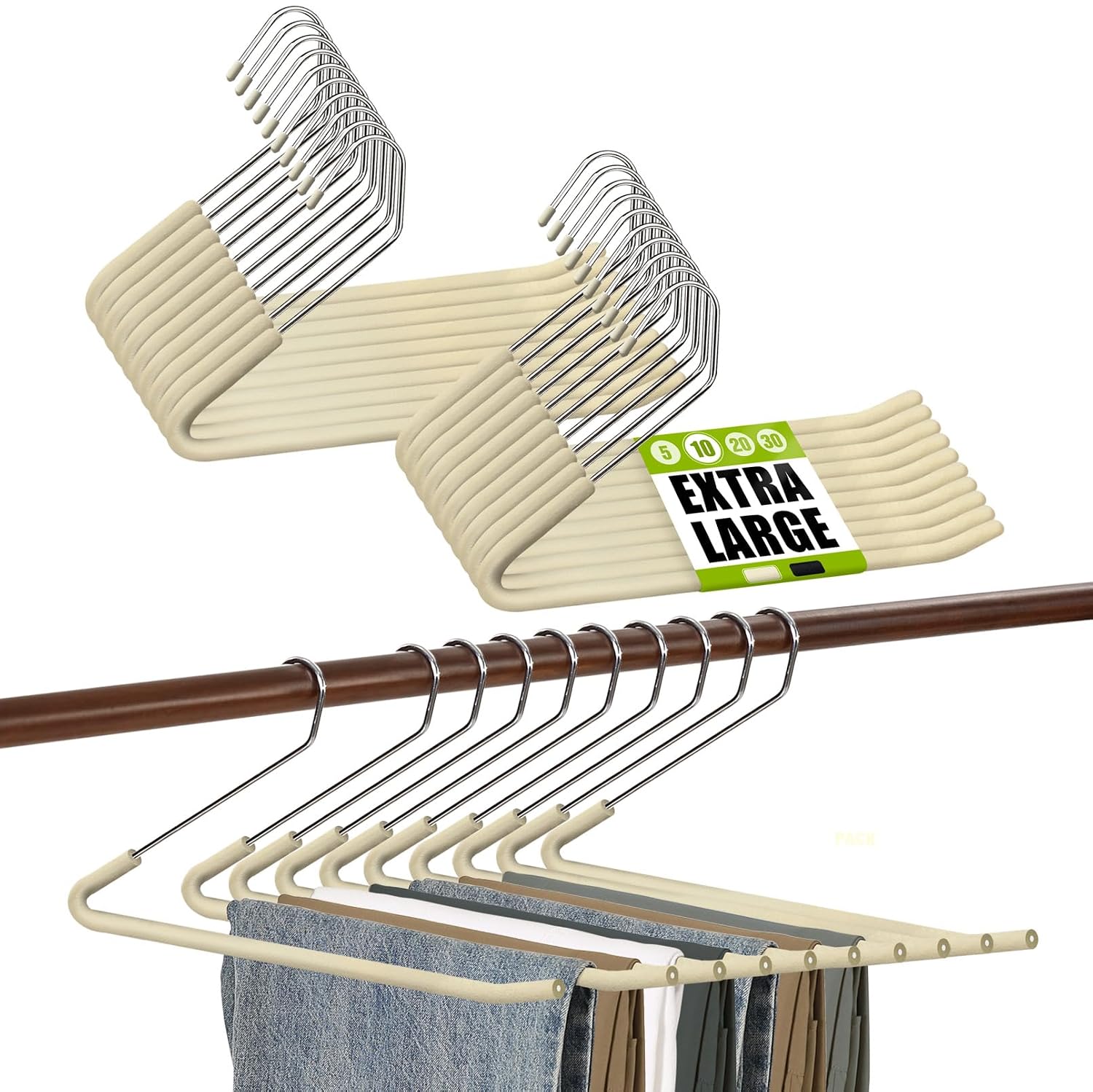 B0FBW4CVWK Beige · 20 Pack