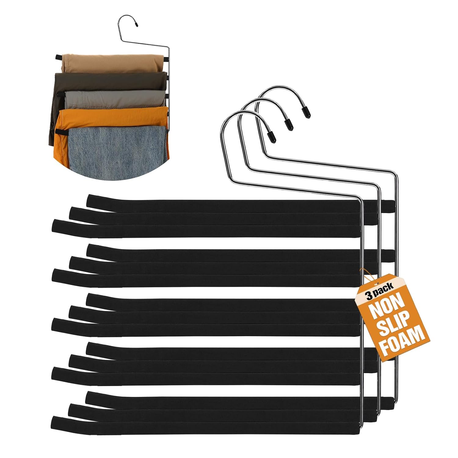 B0FPFSMRLB Black · 3 Pack